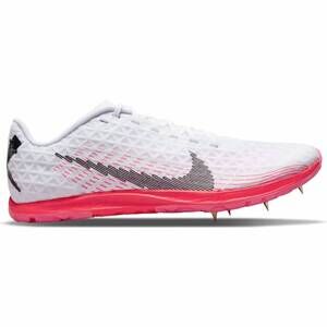 NEW NIKE men's zoom rival xc 5 track & field spikes shoes in white/black-bright